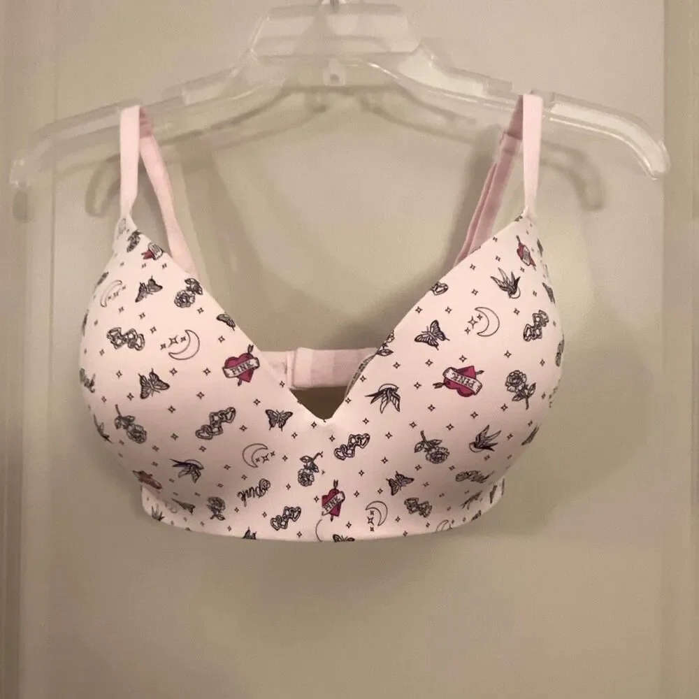 Victoria’s Secret wear everywhere wireless lightly lined bra size 34DD